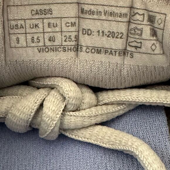 Vionic Cassis Light Grey Like New Women’s Supportive Active Shoes Sneakers 9M - Picture 8 of 9